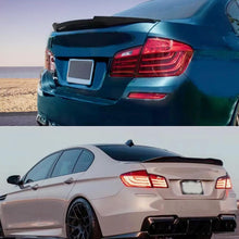 Load image into Gallery viewer, Spoiler Compatibility with 2011-2016 5 Series F10 M5 PSM Style Rear Trunk Spoiler Wing Lid Splitter ABS Bodykit (Gloss Black)