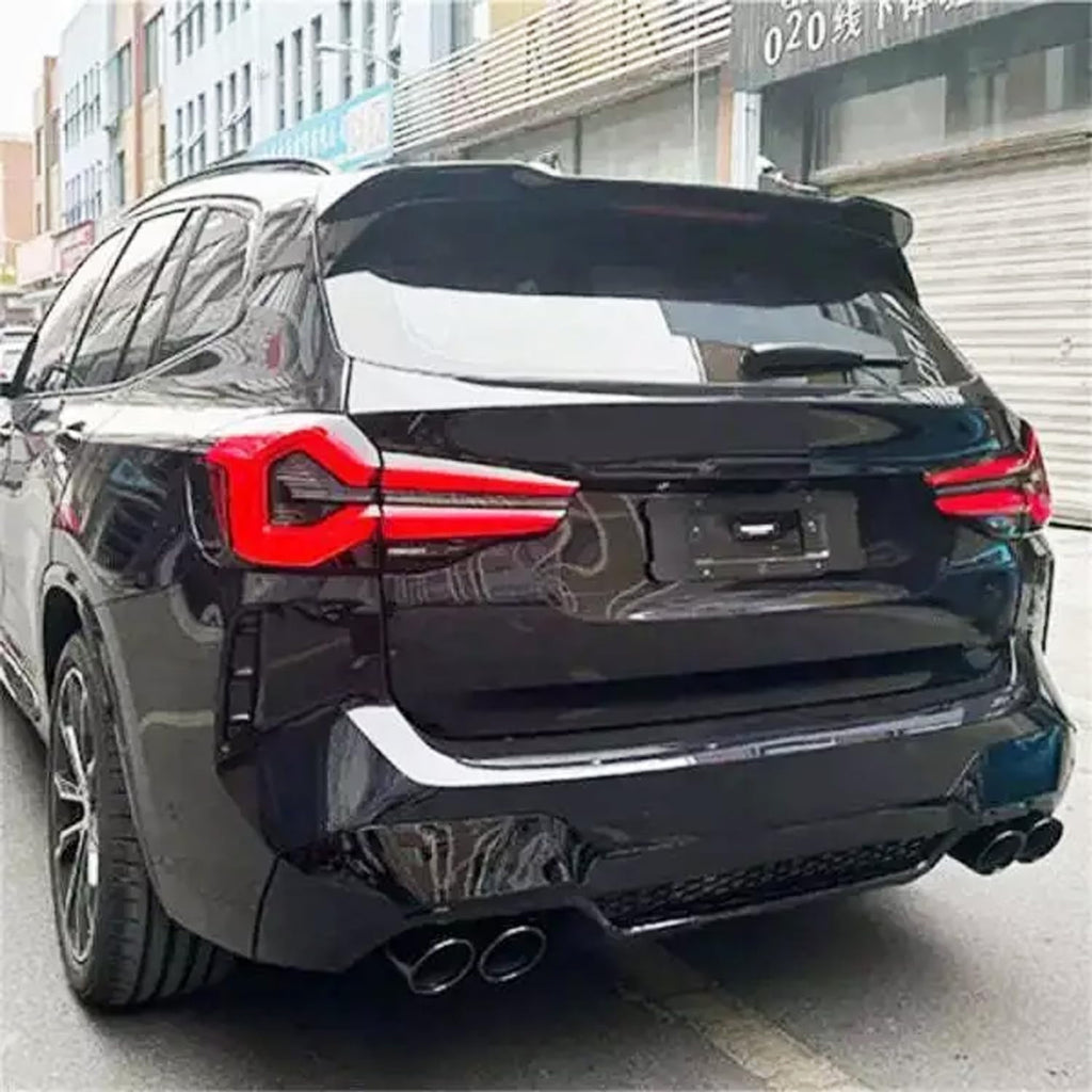 Rear Diffuser Lip Compatibility with 2017-2020 X3 G01 M Sport Rear Bumper Chin Lip Kit Spoiler Splitter Gloss Black
