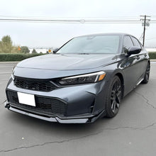 Load image into Gallery viewer, Front Lip Compatibility with 2025 UP Civic 11.5th Gen Yofer Style Front Bumper Chin Lip Spoiler Splitter Kit Gloss Black