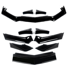 Load image into Gallery viewer, Front Lip Compatible with 2021 2022 2023 Corvette C8 Z51 ZR1 Style STG 3 Winglet Front Bumper Chin Lip Splitter ABS 7PCS Gloss Black