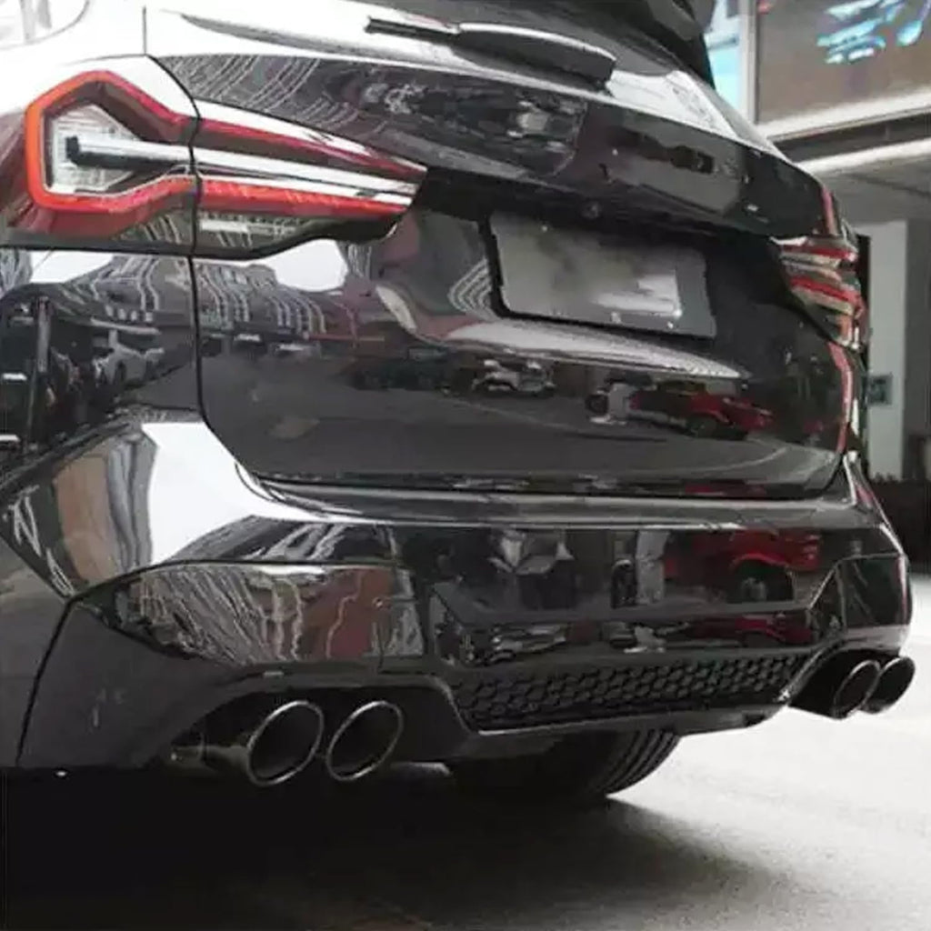 Rear Diffuser Lip Compatibility with 2017-2020 X3 G01 M Sport Rear Bumper Chin Lip Kit Spoiler Splitter Gloss Black