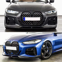 Load image into Gallery viewer, Front Lip Compatibility with 2020-2022 4 Series G22 G23 420i 430i M Sport AC Style Front Bumper Chin Lip Splitter Spoiler Kit Gloss Black