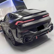 Load image into Gallery viewer, Spoiler Compatibility with 2020-2023 X6 G06 M Sport Rear Trunk Spoiler Wing Lid Splitter Bodykit ABS (Carbon Fiber Style)