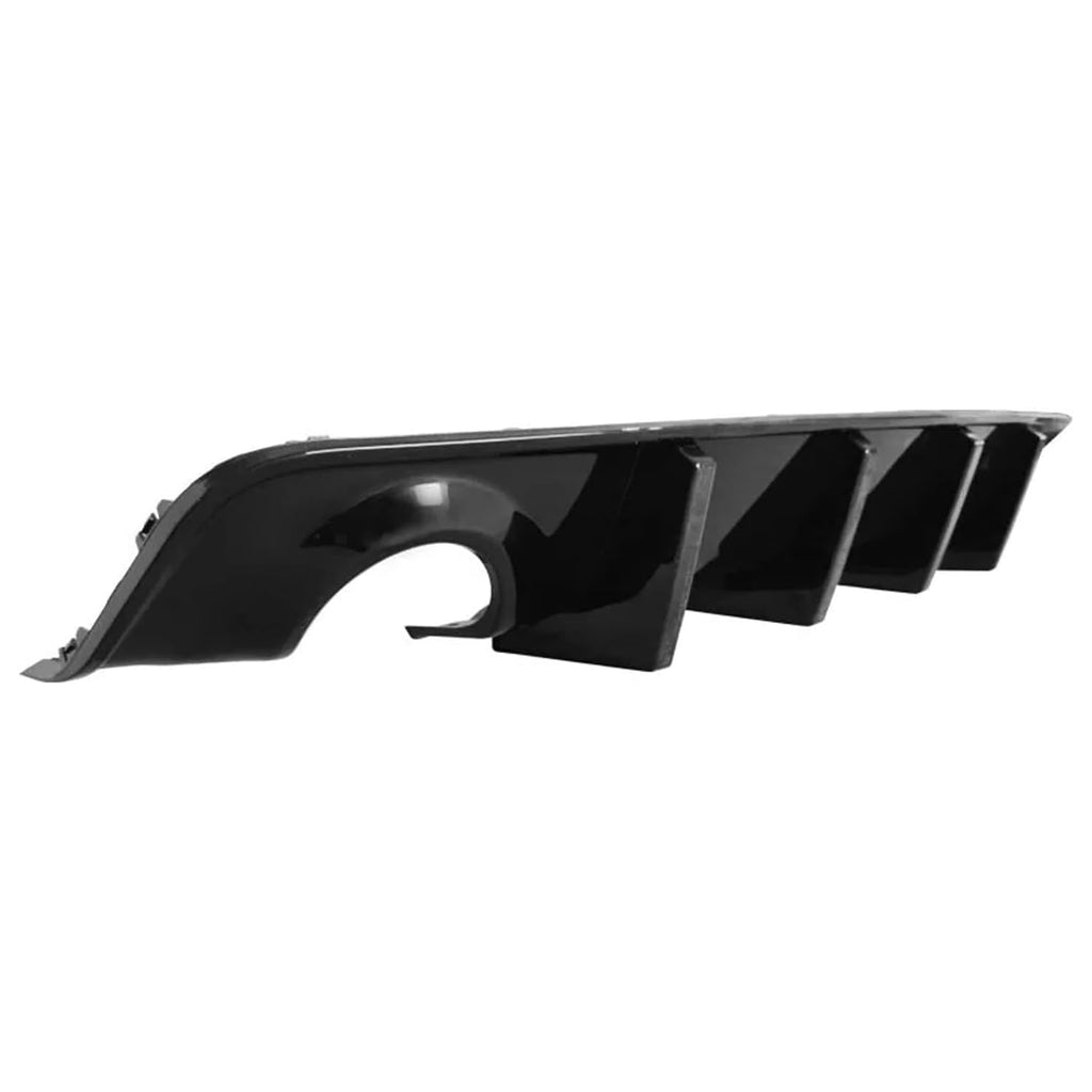 Rear Diffuser Lip Compatibility with 2020-2024 Charger Widebody SRT Hellcat Scat Pack Rear Bumper Chin Diffuser Kit Spoiler Splitter (Gloss Black)