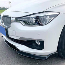 Load image into Gallery viewer, Front Lip Compatibility with 2013-2018 3 Series F30 F35 320i 325i 328i 335i Base Model Front Bumper Diffuser Chin Lip Splitter Trim Protection Spoiler Kit 3PCS (Gloss Black)