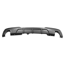 Load image into Gallery viewer, Rear Diffuser Compatibility with 2011-2016 5 Series F10 535i M Sport MP Style Rear Bumper Chin Lip Spoiler Splitter (Carbon Fiber Style)