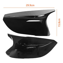 Load image into Gallery viewer, Door Mirror Covers Compatibility With 2014-2020 Q50 2015-2020 Q60 Q70 QX30 QX50 Rearview Side Left and Right Mirror Cover Caps Trim Replacement 2PCS (Gloss Black)