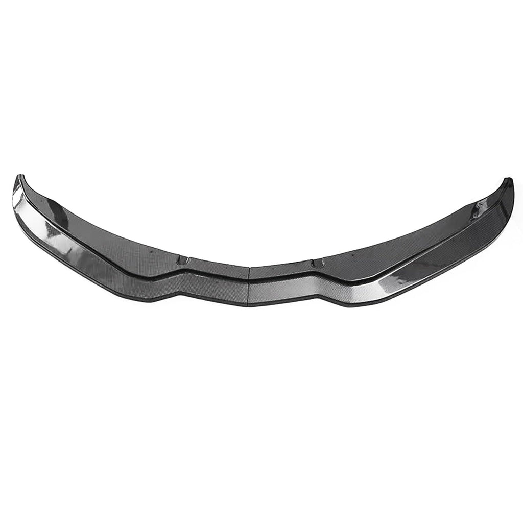 Front Lip Compatibility with 2014-2019 Corvette C7 | Z06 Stage 3 Front Bumper Chin Lower Lip Diffuser Spoiler Splitter Air Dam 2PCS (Carbon Fiber Style)