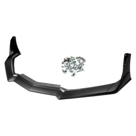 Front Lip Compatible with 2021 2022 2023 Corvette C8 Z51 ZR1 Style STG 3 Winglet Front Bumper Chin Lip Splitter ABS 7PCS Matte Black