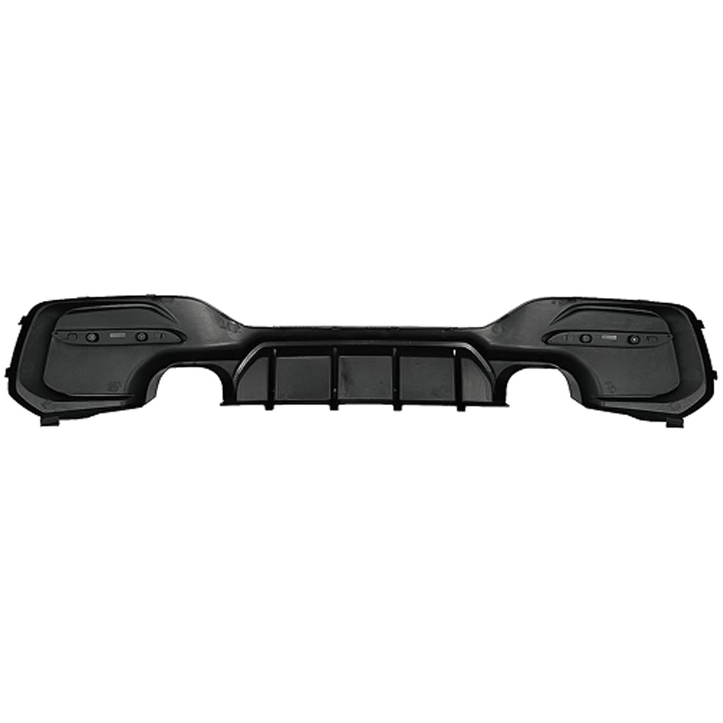 Rear Diffuser Compatibility with 2015-2019 1 Series F20 F21 M Sport Rear Bumper Chin Diffuser Lip Kit Spoiler Splitter (2015-2019, Gloss Black (0-0))