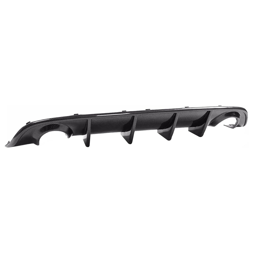 Rear Diffuser Compatibility with 2015-2024 Charger SRT Non-Widebody Models Rear Bumper Chin Diffuser Kit Spoiler Splitter (Carbon Fiber Style)