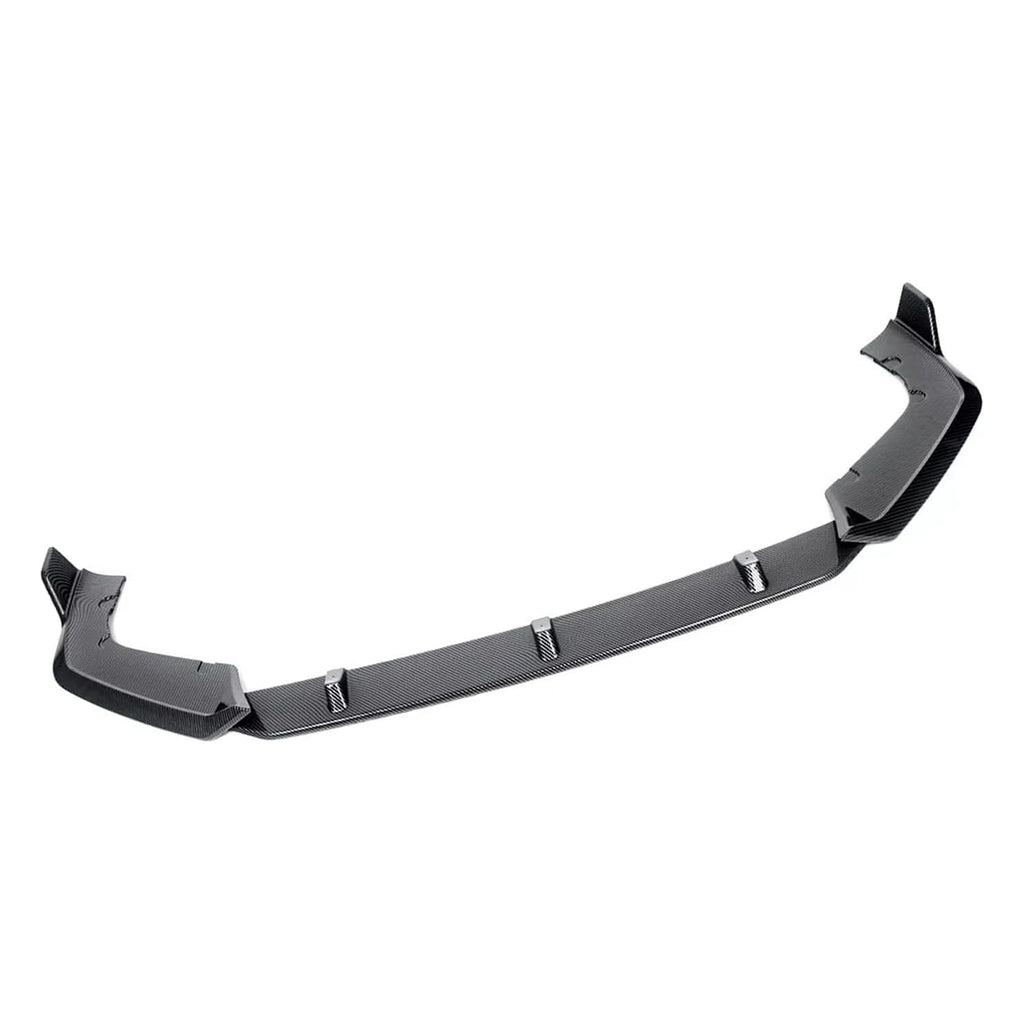 Front Lip Compatibility with 2019-2022 F95 X5M M Sport Front Bumper Lower Valance Chin Lip Splitter Spoiler Kit (Carbon Fiber Style)