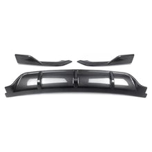 Load image into Gallery viewer, Rear Diffuser Compatibility with 2014-2018 X5 F15 Rear Bumper Chin Diffuser Kit Spoiler Splitter (Carbon Fiber Style)