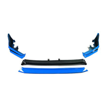 Load image into Gallery viewer, Front Lip Compatibility with 2022-2024 Civic Yofer Style Front Bumper Chin Lip Splitter Spoiler Kit Black Boost Blue