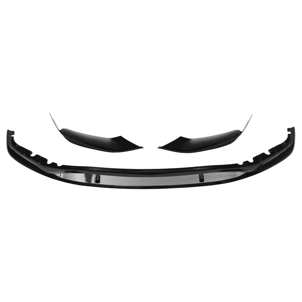 Front Lip Compatibility with 2017-2020 5 Series G30 G31 M Sport Front Bumper Diffuser Chin Lip Splitter Spoiler Kit 3PCS (Gloss Black)