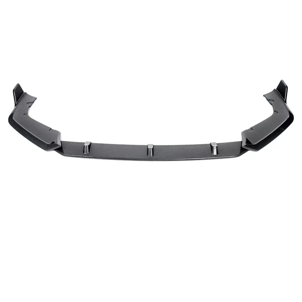Front Lip Compatibility with 2019-2022 F95 X5M M Sport Front Bumper Lower Valance Chin Lip Splitter Spoiler Kit (Carbon Fiber Style)