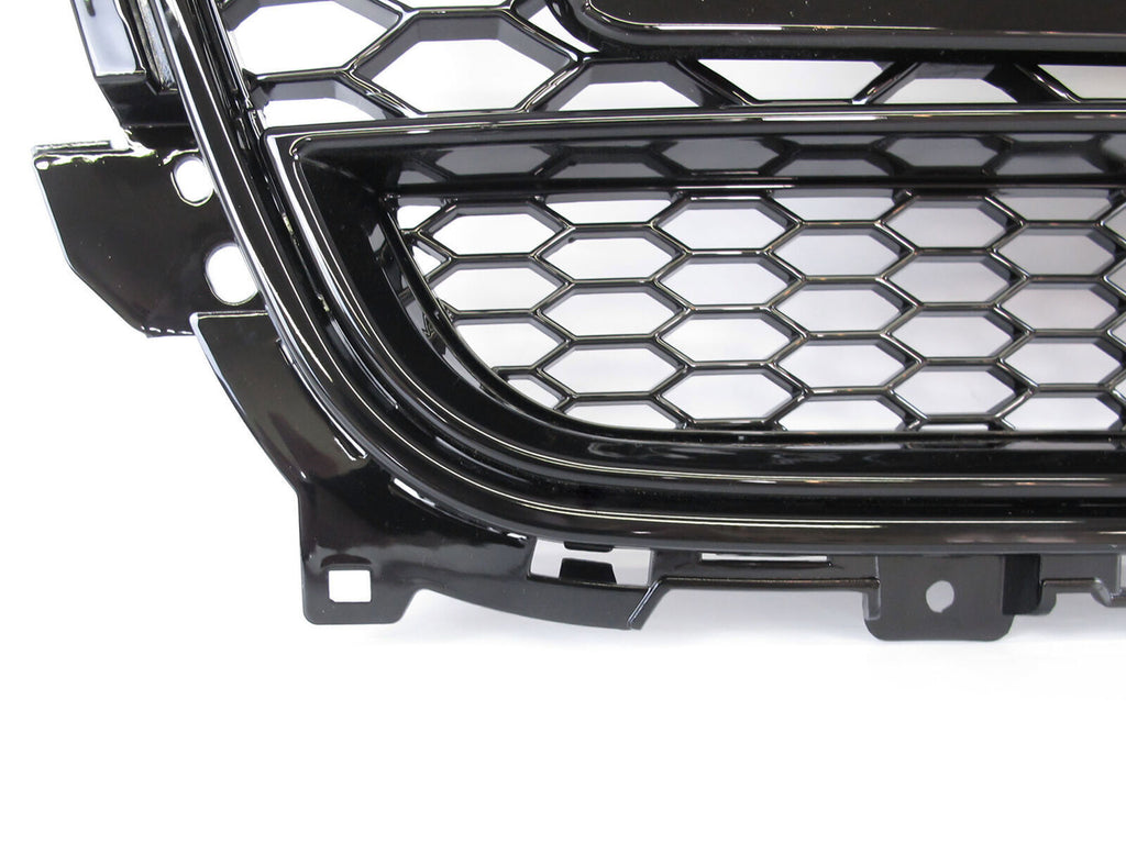 Grill Mesh Grille For 2013 2014 2015 2016 Audi A4 S4 B8.5 RS4 Style Honeycomb Front Bumper
