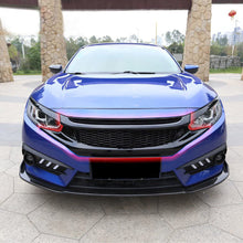 Load image into Gallery viewer, Front Grille For 2016 2017 2018 2019 2020 2021 Honda Civic 10th JDM Mesh Bumper Grill Grills Glossy Black