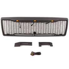 Load image into Gallery viewer, Front Grille For 1992 1993 1994 1995 1996 Ford Bronco F150 Front Bumper Grill Replacement Grilles W/3 Led Lights Black