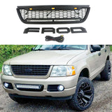 Front Grille For 2002 2003 2004 2005 Ford Explorer Front Bumper Grills Grill Cover Matte Black