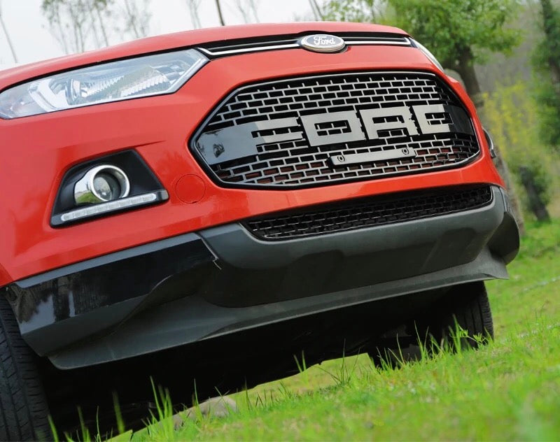 Front Grille For 2012-2015 Ford Ecosport Bumper Grill Grills Cover W/0 Light Black