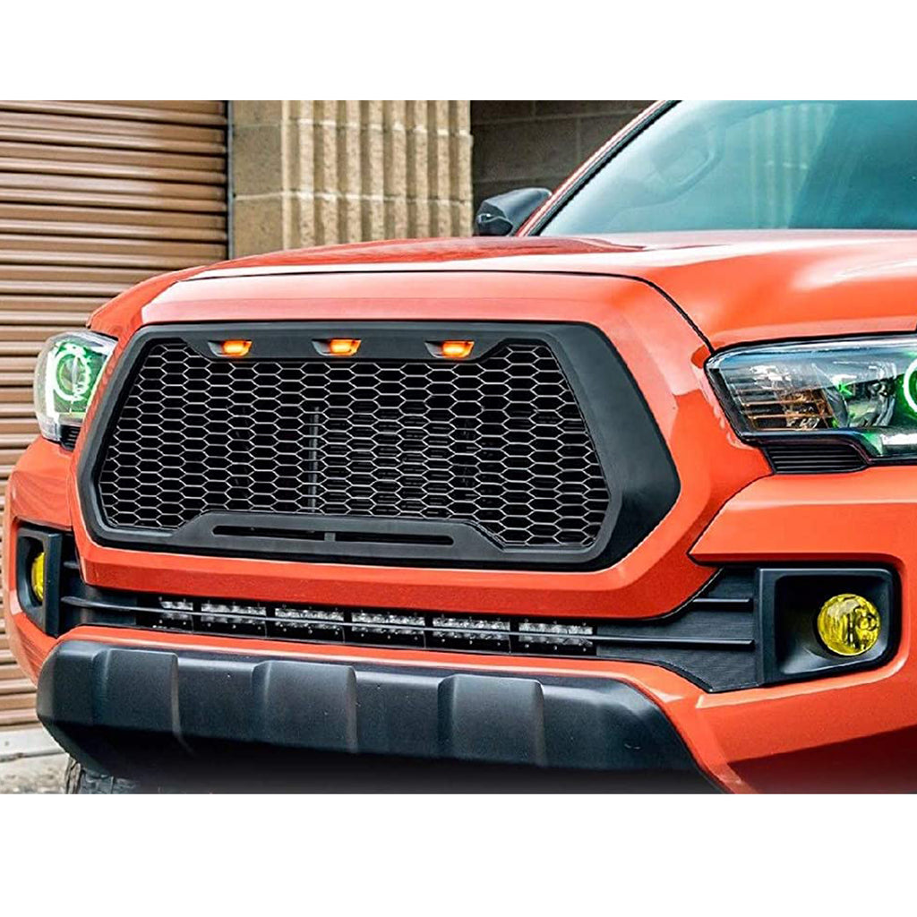 Front Grille For Toyota Tacoma 2016 2017 2018 2019 2020 Front Center Mesh Bumper Grill Grills Black