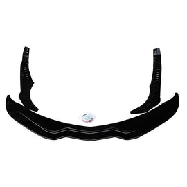 For 2014 2015 2016 2017 2018 2019 Chevrolet Corvette C7 | Z06 Stage 3 Front Bumper Chin Lip Splitter Spoiler Gloss Black