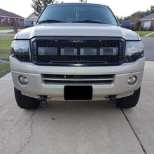 Load image into Gallery viewer, Front Grille For 2007 2008 2009 2010 2011 2012 2013 2014 2015 2016 2017 Ford Expedition Raptor Style Mesh Bumper Grille Grill Honeycomb Cover Grille With Led Lights Black