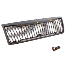 Load image into Gallery viewer, Front Grille For 1992 1993 1994 1995 1996 Ford Bronco F150 Front Bumper Grill Replacement Grilles W/3 Led Lights Black