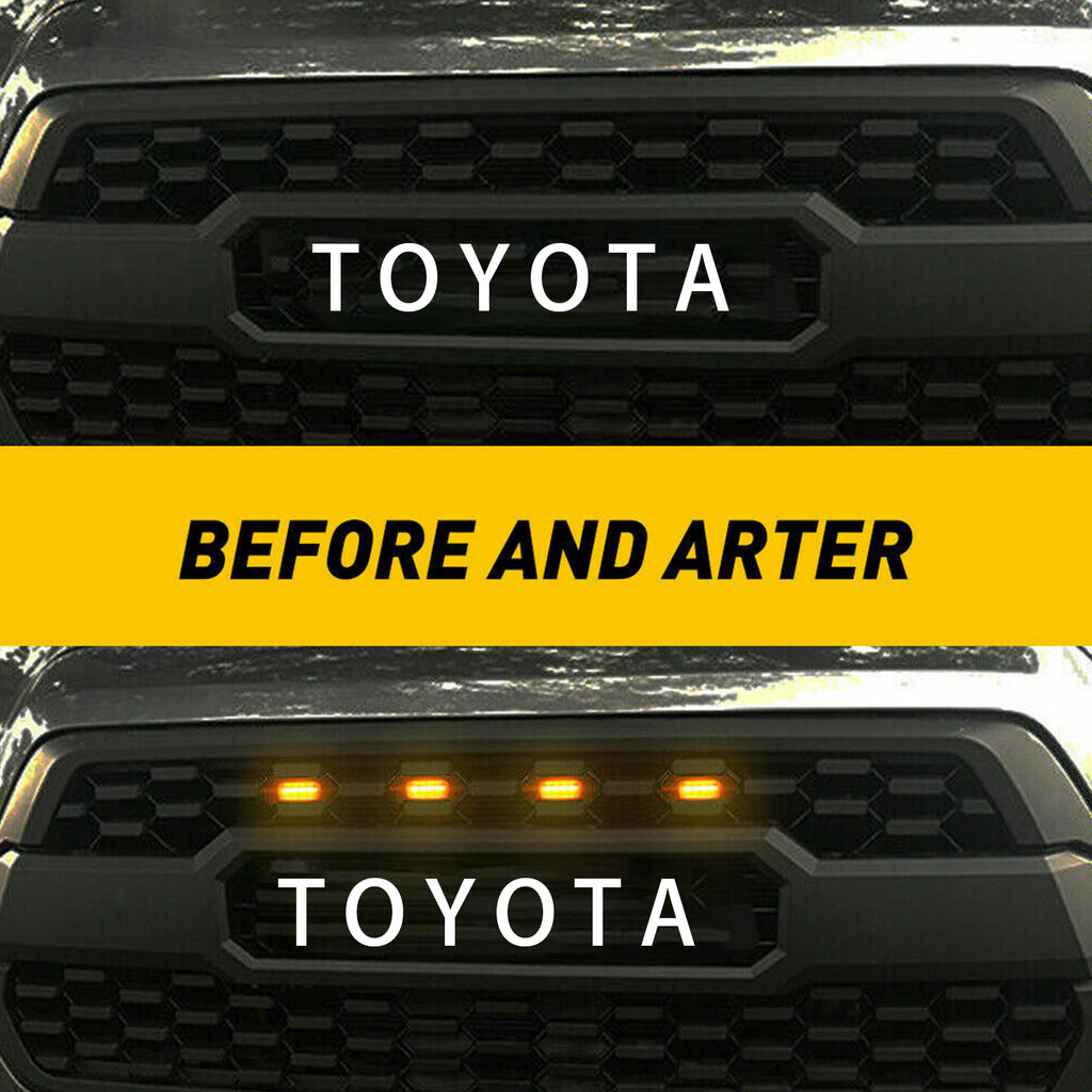 Front Grille For Toyota Tacoma 2016 2017 2018 2019 2020 2021 TRD Front Mesh Grill Black