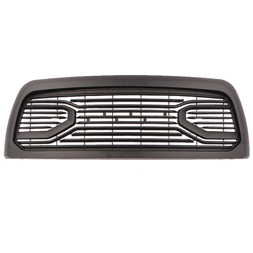 Front Grille For 2010 2011 2012 2013 2014 2015 2016 2017 2018 2019 Dodge RAM 2500 3500 Bumper Grill Grills Big Horn Horizontal Style W/0 lights Black