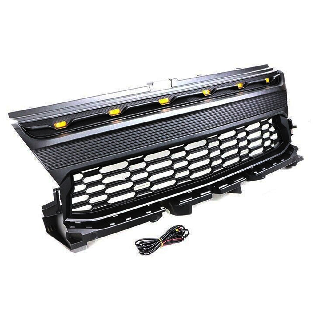 Front Grille For 2022 Chevrolet Colorado Bumper Grills Grill Cover Black