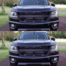 Load image into Gallery viewer, Front Grille for 2016 2017 2018 2019 Chevrolet Colorado Front Bumper Mesh Grill With 3 LED Lights Black