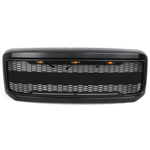 Load image into Gallery viewer, Front Grille For 2005 2006 2007 Ford F250 F350 F450 Front Bumper Super Duty Grilles Grill With 3 Led Lights Black