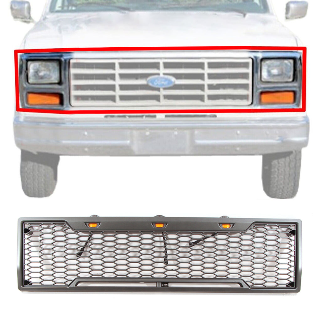 Front Grille For 1980 1981 1982 1983 1984 1985 1986 Ford Bronco