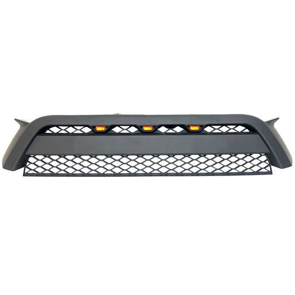 Replacement Grill For Toyota 4Runner 2012 2013 2014 2015 2015 Front Mesh Bumper Grille With LED Lights Black