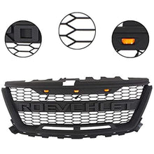 Load image into Gallery viewer, Front Grille for 2016 2017 2018 2019 Chevrolet Colorado Front Bumper Mesh Grill With 3 LED Lights Black