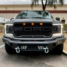 Load image into Gallery viewer, Front Grille For 2018 2019 2020 Ford F150 Front Mesh Grilles Bumper Grill W/3 LED Lights Black