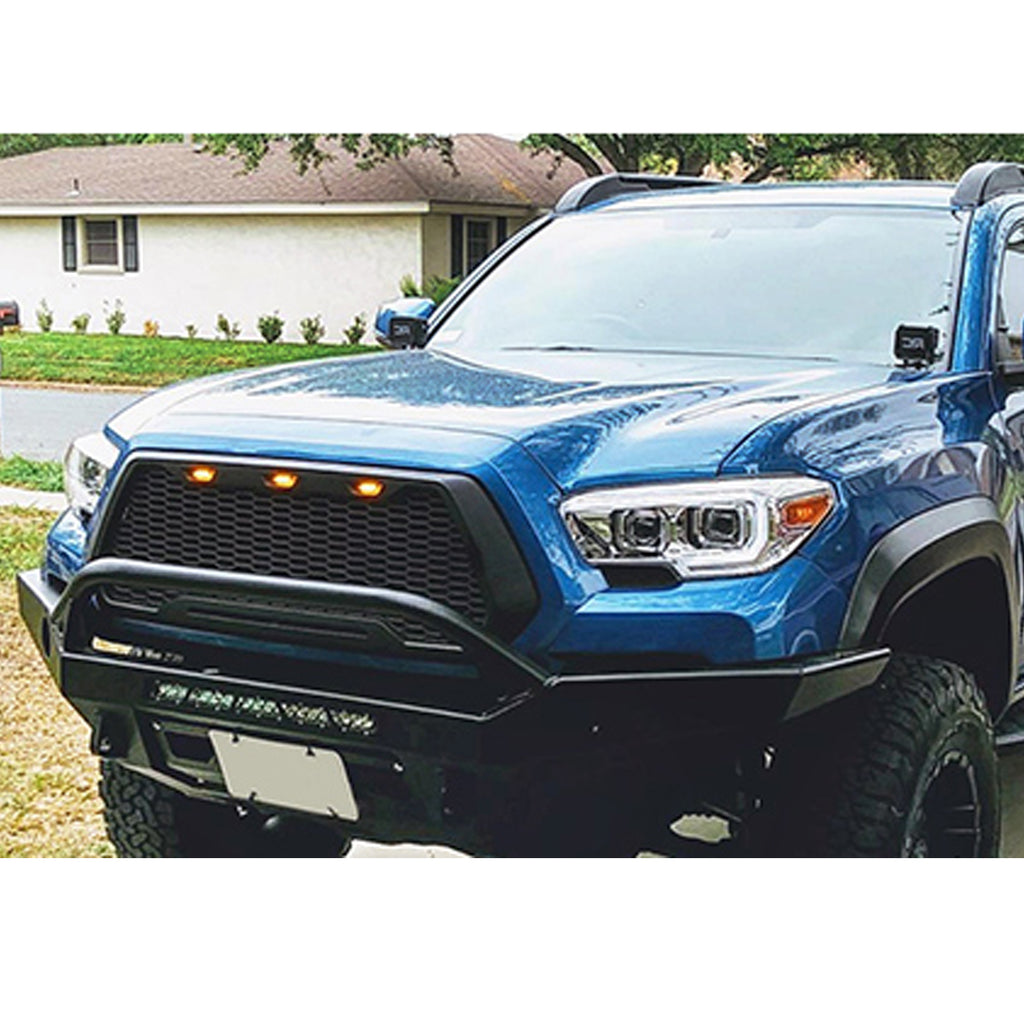 Front Grille For Toyota Tacoma 2016 2017 2018 2019 2020 Front Center Mesh Bumper Grill Grills Black