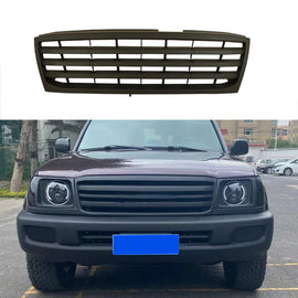 Front Grille For 1998-2006 Toyoya Land Crusier LC100 Bumper Grills Grill Cover W/0 Light Black