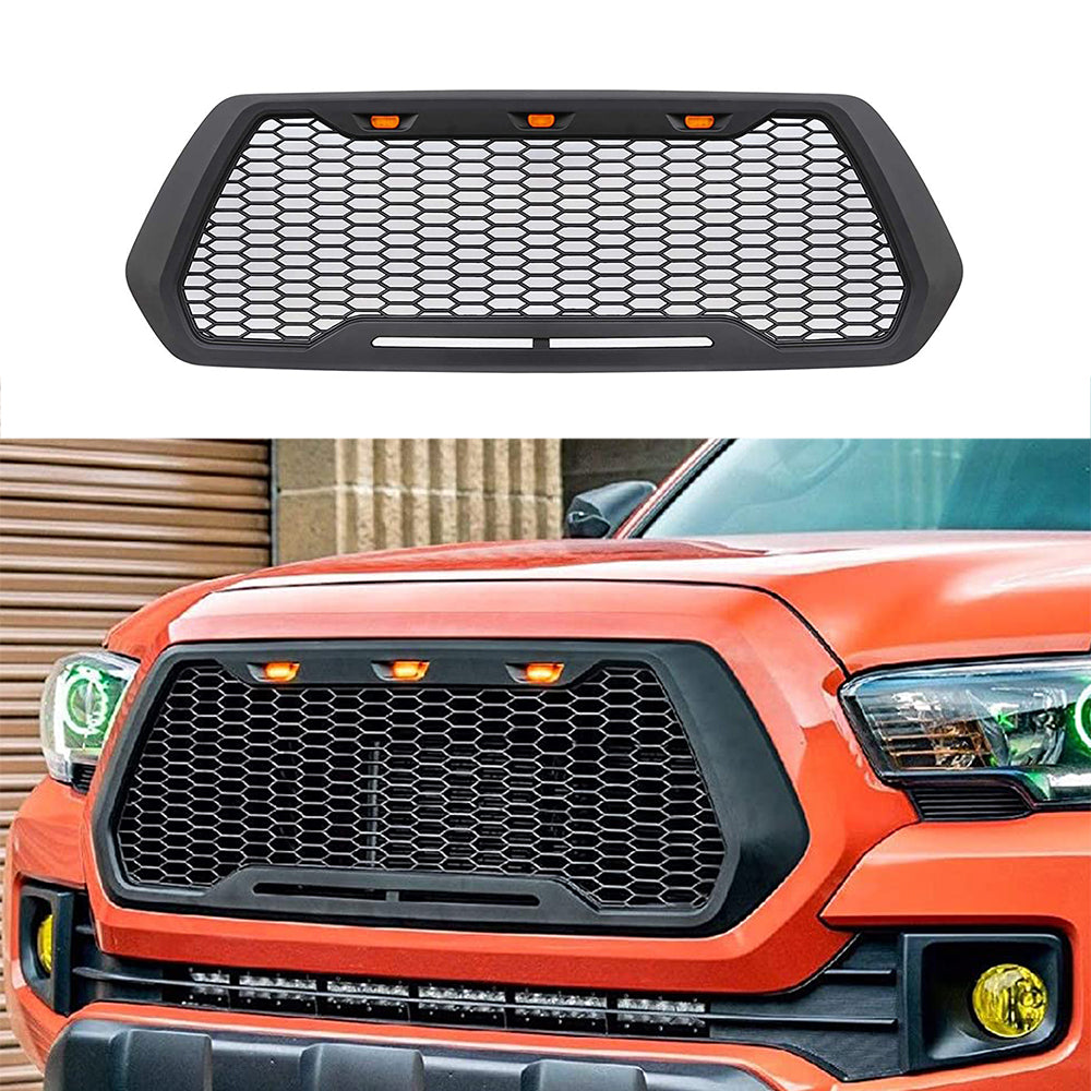 Front Grille For Toyota Tacoma 2016 2017 2018 2019 2020 Front Center Mesh Bumper Grill Grills Black