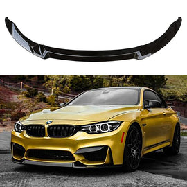 For 2014 2015 2016 2017 2018 2019 2020 BMW M3 F80 M4 F82 F83 CS Style Front Bumper Chin Lip Spoiler Splitter Gloss Black