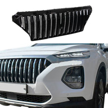 Load image into Gallery viewer, Front Grille For 2019-2020 Hyundai Santa Fe Bumper Grills Grill Cover W/0 Light Gloss Black