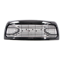 Load image into Gallery viewer, Front Grille for Dodge RAM 2500 3500 2010-2019 Bumper Grill Grills Big Horn Horizontal Style W/0 lights Gloss Black