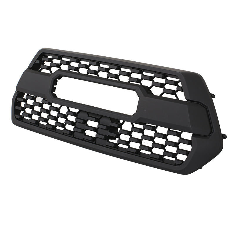 Front Grille For 2016-2021 Toyota Tacoma Bumper Grills Grill Cover W/4 Light Black