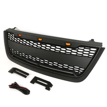 Load image into Gallery viewer, Front Grille For 2003 2004 2005 2006 Ford Expedition Bumper Grills Grill Cover W/3 LED Light Black
