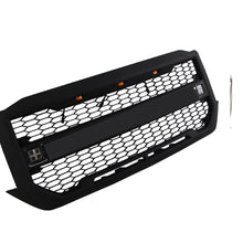 Load image into Gallery viewer, Front Grille For 2016 2017 2018 Chevrolet Silverado 1500 Bumper Grills Grill Cover W/3 LED Light and Cub Light Black