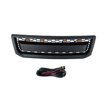 Load image into Gallery viewer, Front Grille With Grille For 2002-2009 Toyota Land Crusier LC120 Bumper Grills Grill Cover W /4 LED Lights Black