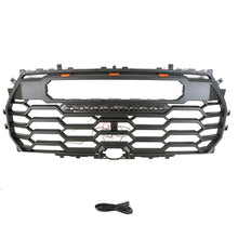 Load image into Gallery viewer, Front Grille For 2022-2023 Toyota Tundra Bumper Grills Grill Cover W/3 LED Lights&amp;Light Bar Black