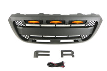 Load image into Gallery viewer, Front Grille For 2004 2005 2006 2007 2008 2009 2010 2011 Ford Ranger Bumper Grills Grill Cover W/3 LED Light Black
